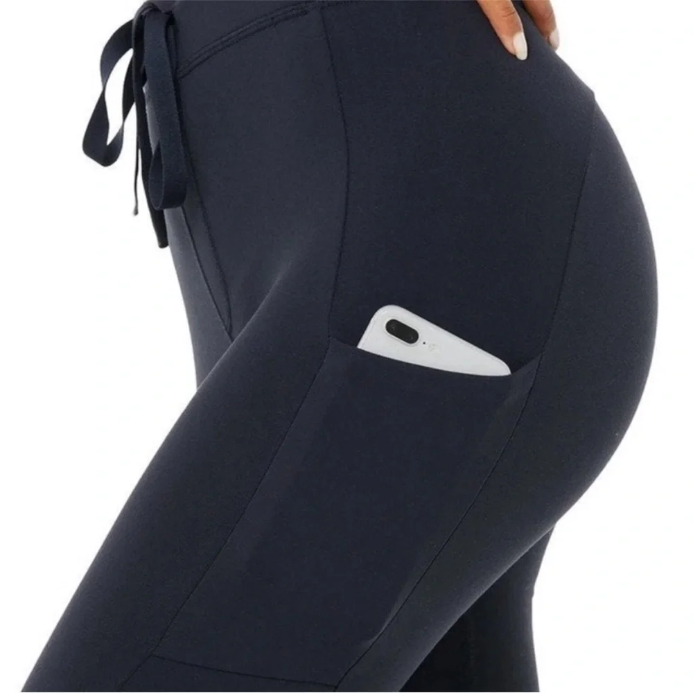 ALO Yoga Checkpoint Dark Navy High-Rise Active Leggings
